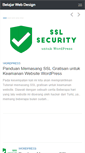 Mobile Screenshot of belajarwebdesign.com